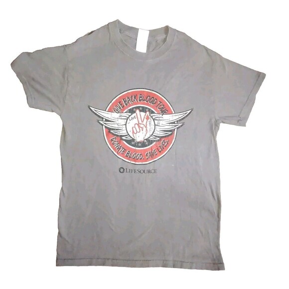 Sz S Give Back Blood Tour Live Donate Save Lives Promo Graphic TShirt - Picture 1 of 4